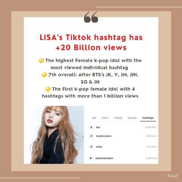 lisa的tiktok名叫什么？