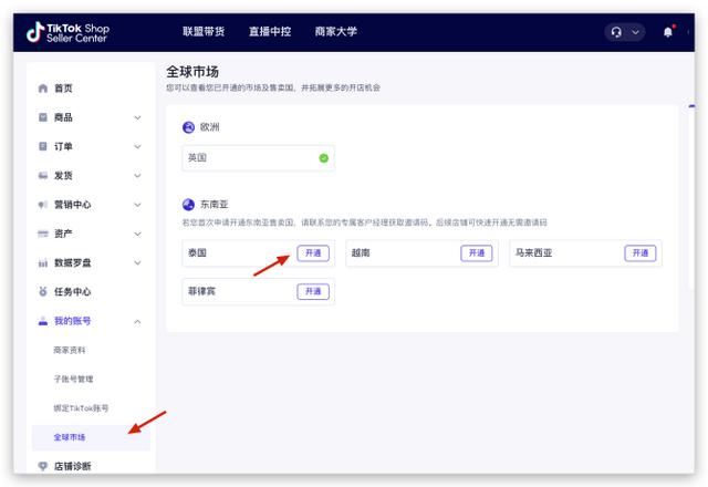 tiktok海外開店流程？