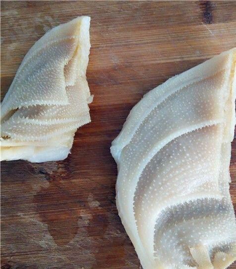 牛百葉怎么切片？